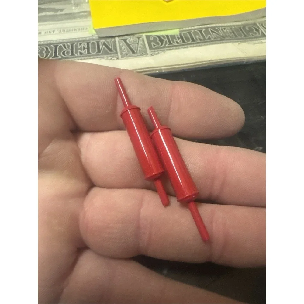 New 10pcs Red Muffler Lot Farmall 200 230 C Other Plastic  Toy Tractor 1/16 Size